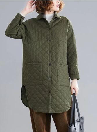 Relaxed Double-Breasted Coat