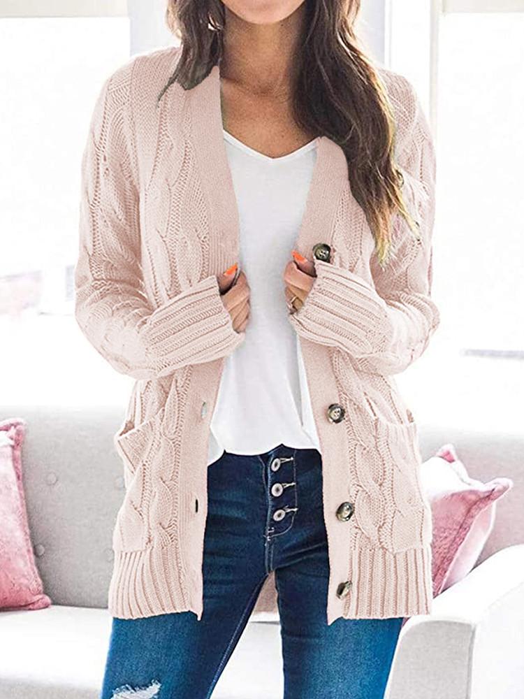 Everyday Buttoned Sweater