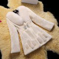 Layered Wool Coat