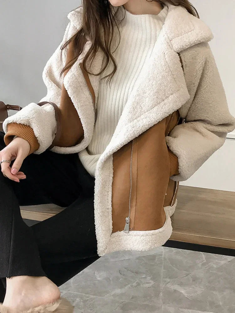 Layered Wool Coat