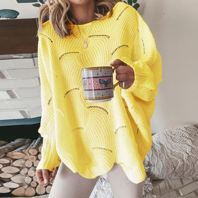 Textured Ribbed Sweater