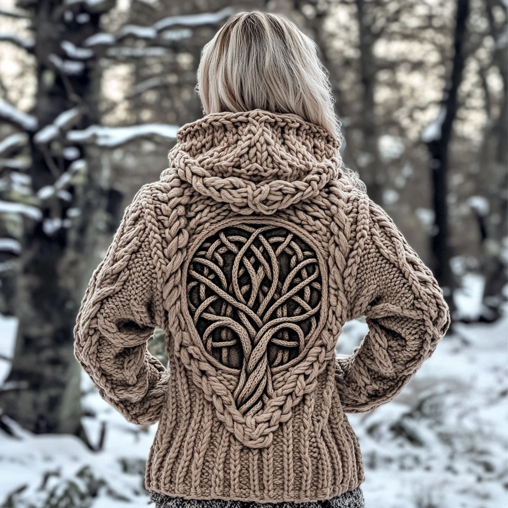 Textured Striped Sweater