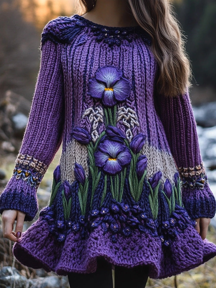 Textured Cable Sweater