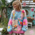 Relaxed Buttoned Sweater