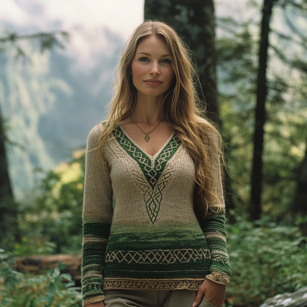 Warm V-Neck Sweater