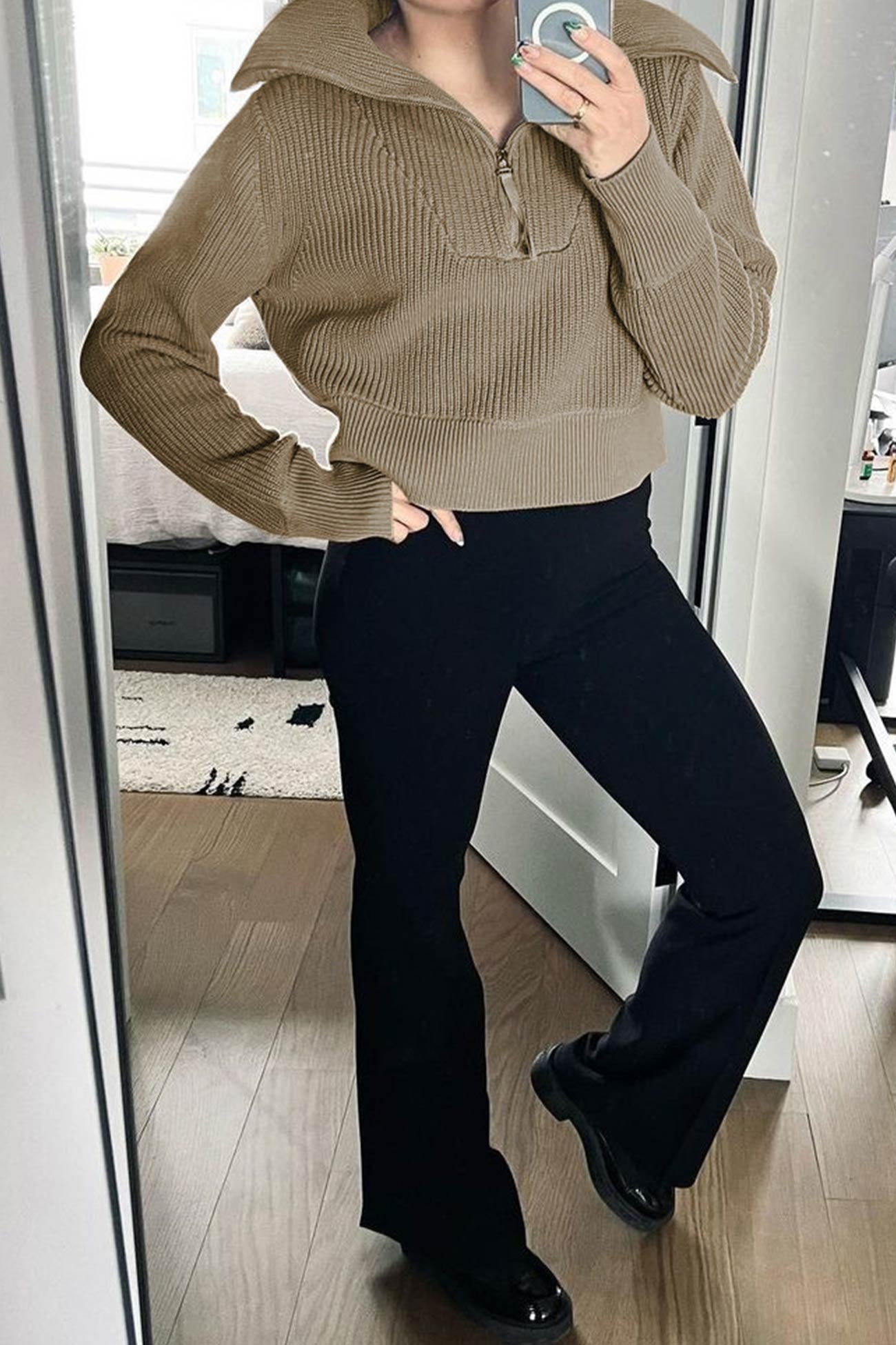 Everyday Buttoned Sweater