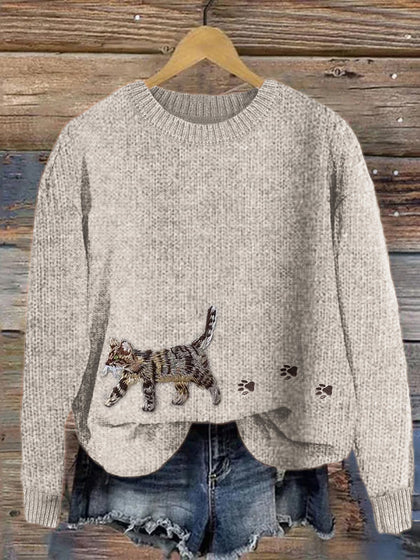 Casual Buttoned Sweater