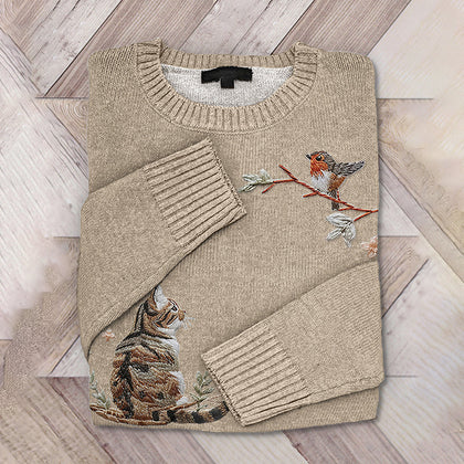 Casual Ribbed Sweater