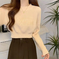 Casual Cropped Sweater