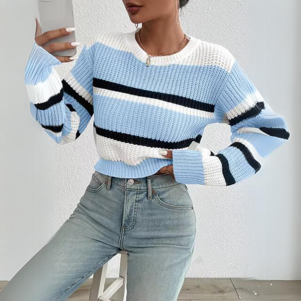 Textured Knit Sweater
