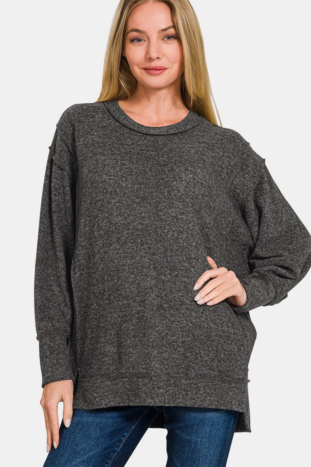 Soft Cropped Sweater