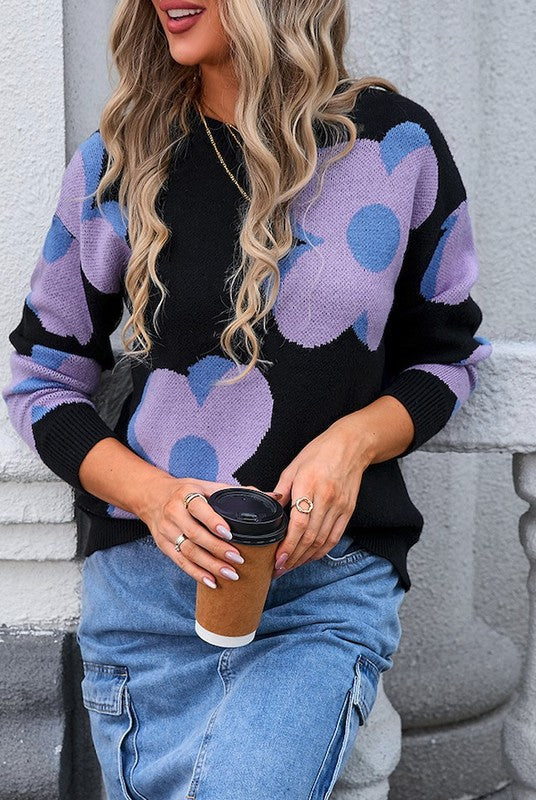 Textured Striped Sweater