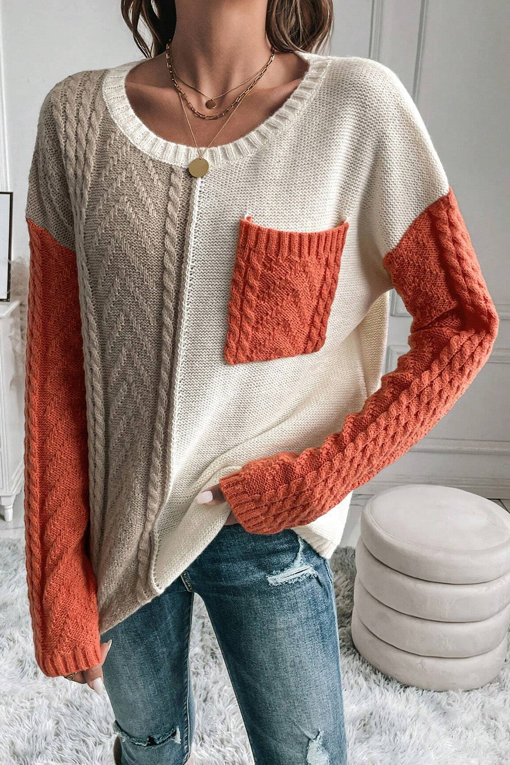 Warm Buttoned Sweater