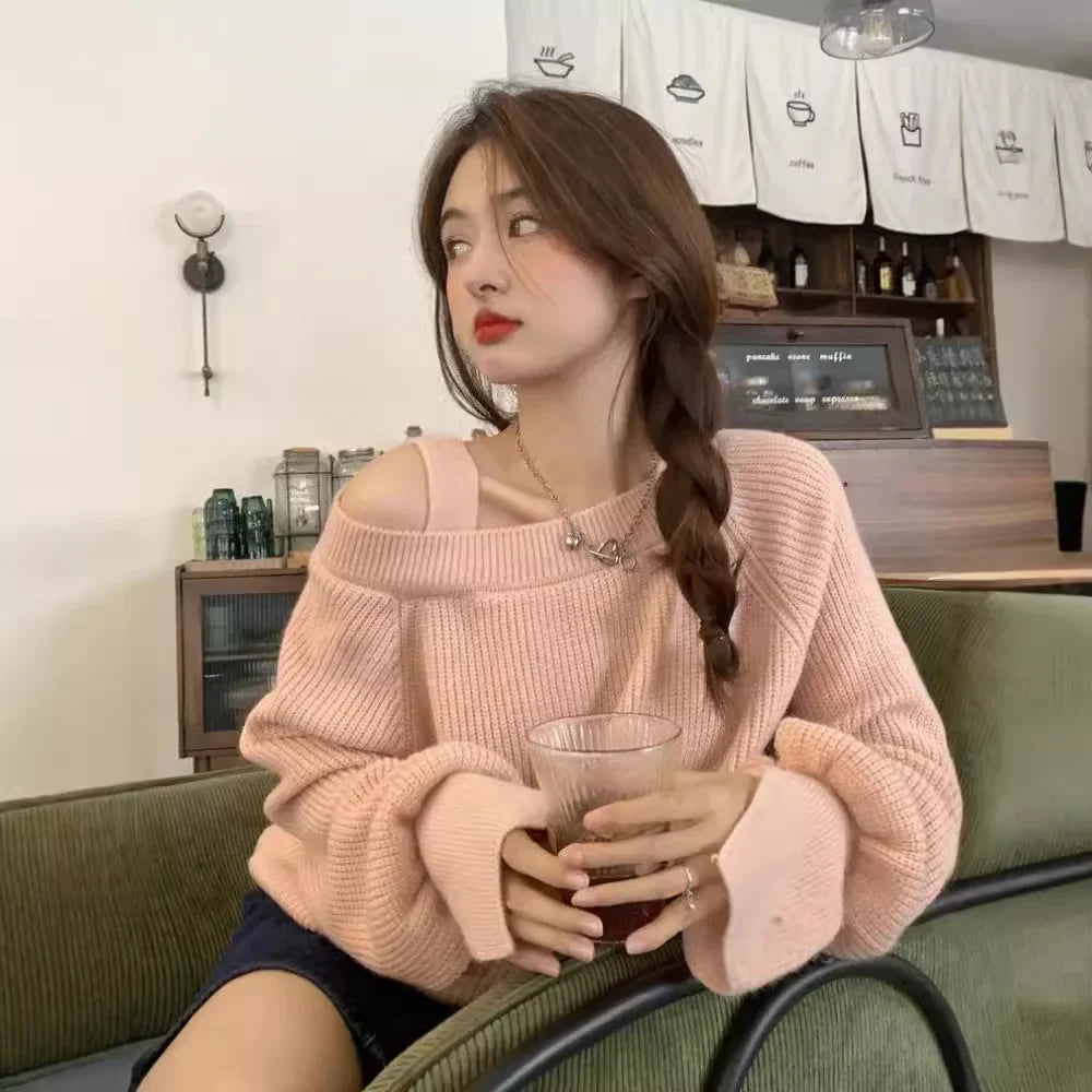 Textured Buttoned Sweater