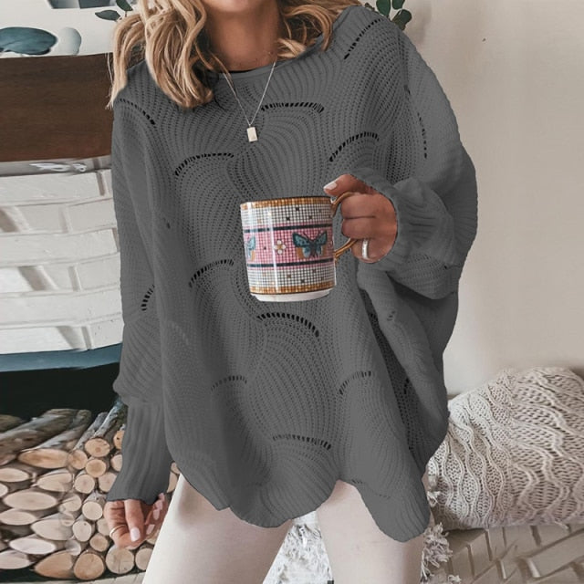 Textured Ribbed Sweater