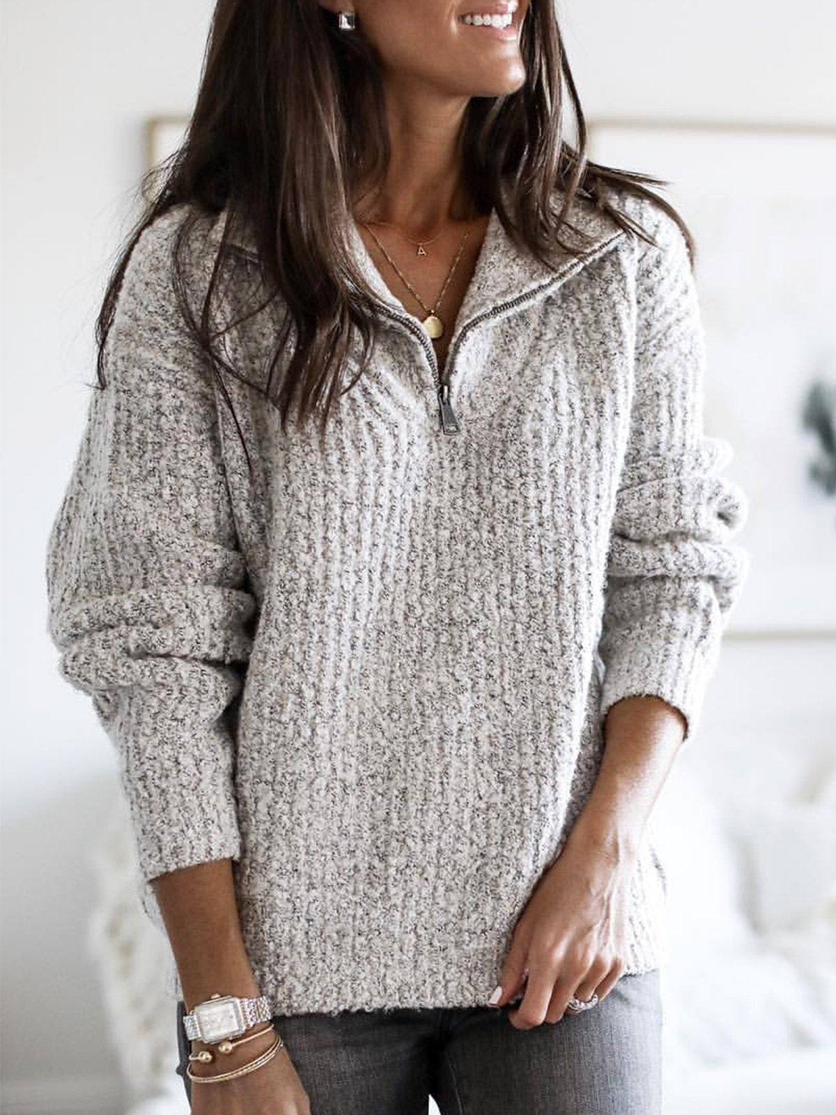 Textured Lightweight Sweater