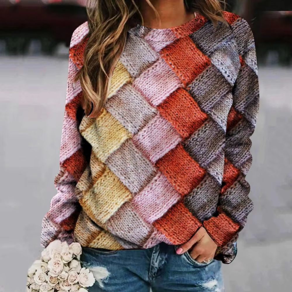 Textured V-Neck Sweater