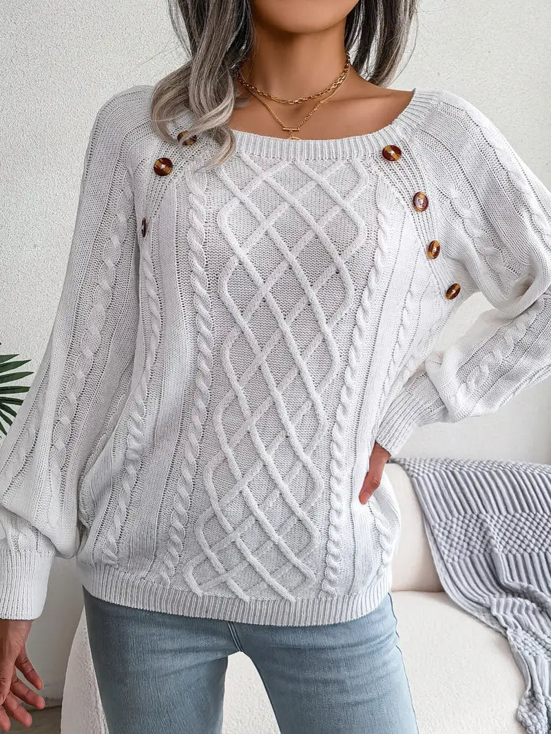 Classic Buttoned Sweater
