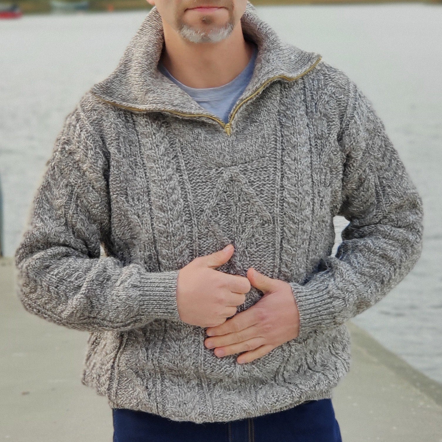 Relaxed Cable Sweater