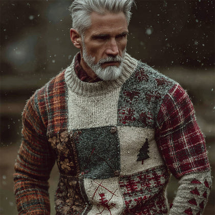 Textured Striped Sweater