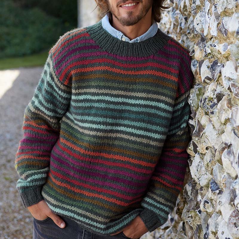 Warm Striped Sweater