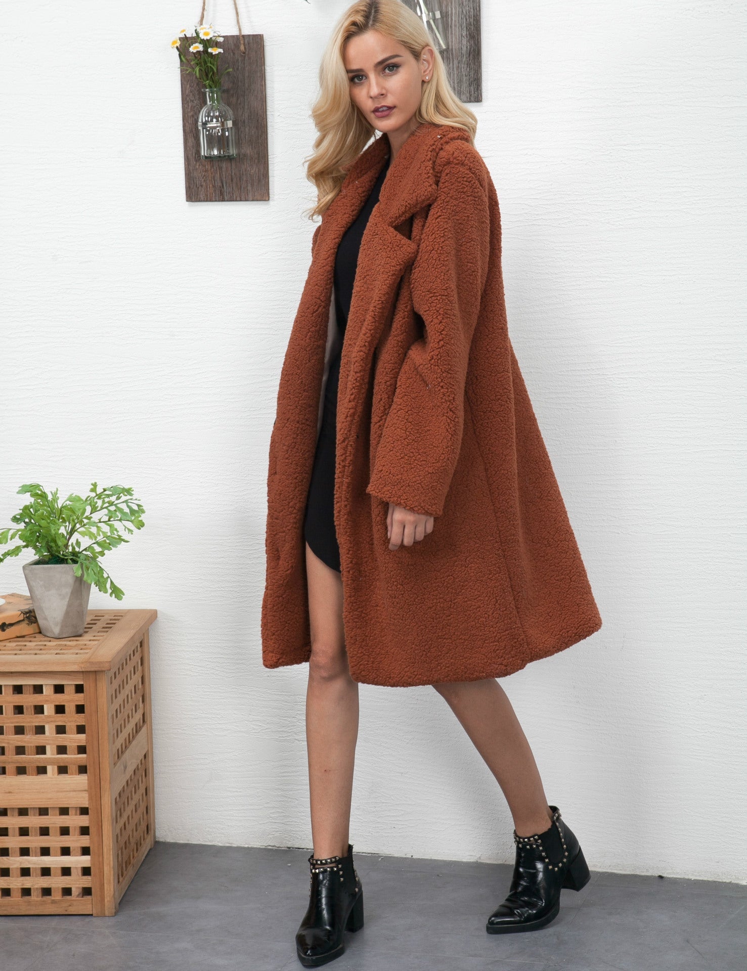 Soft Double-Breasted Coat