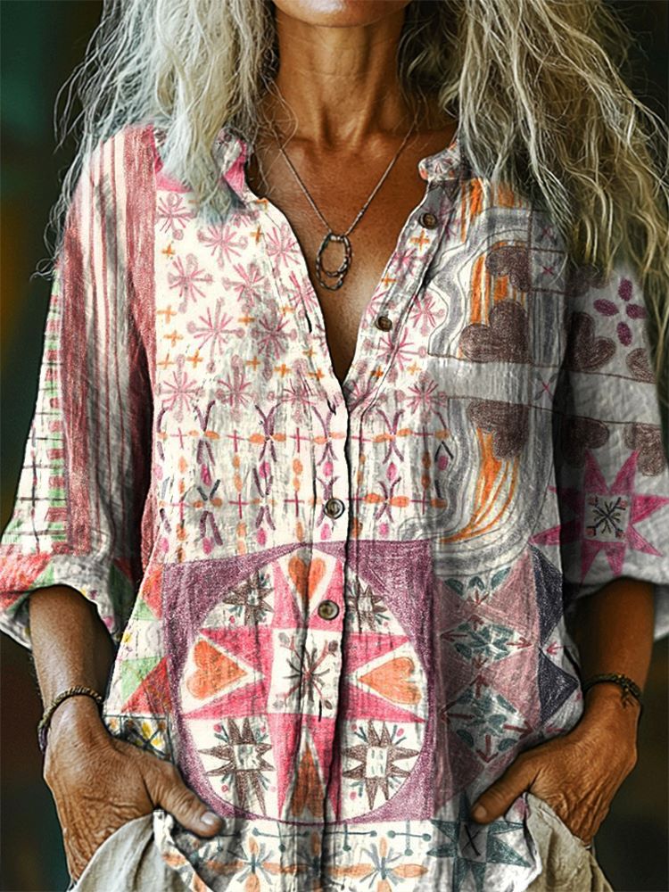Relaxed Collared Shirt