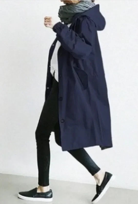 Cozy Double-Breasted Coat