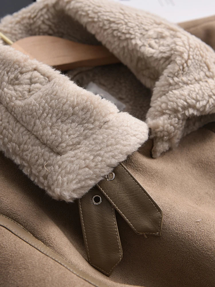 Layered Buttoned Coat