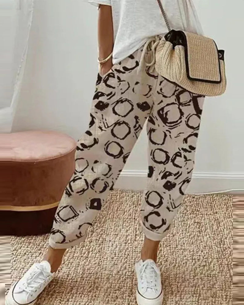 Classic Printed Pants