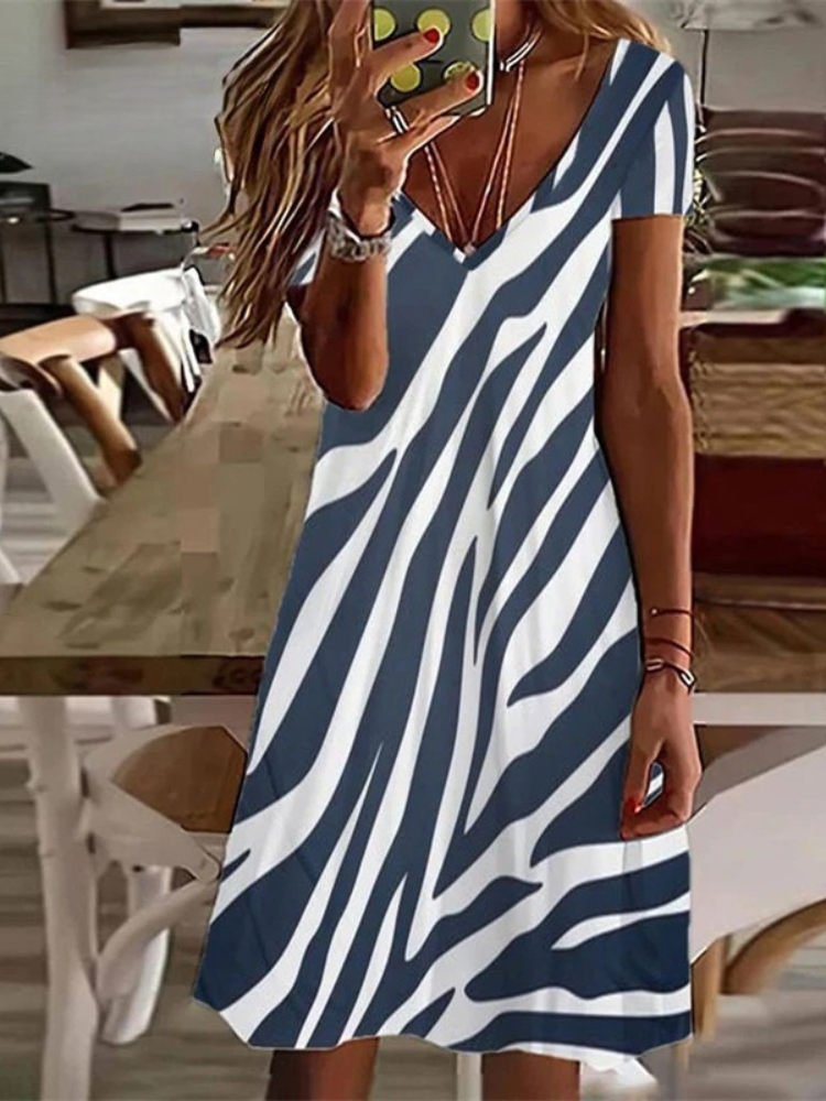 Brunch Short-Sleeve Dress