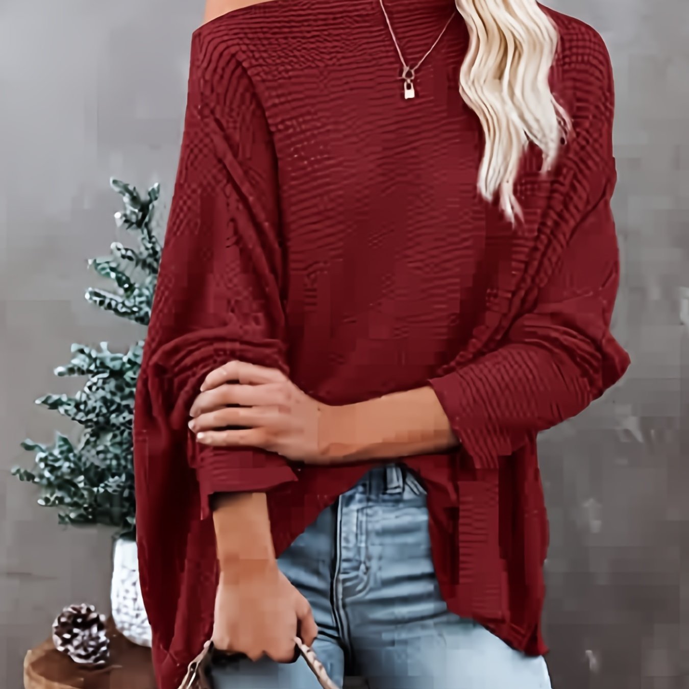 Relaxed V-Neck Sweater