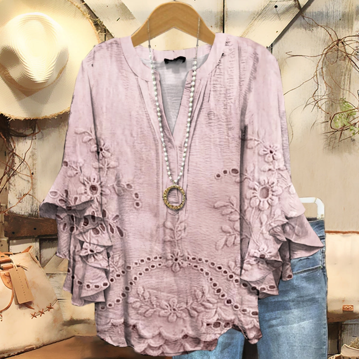 Relaxed Collared Shirt