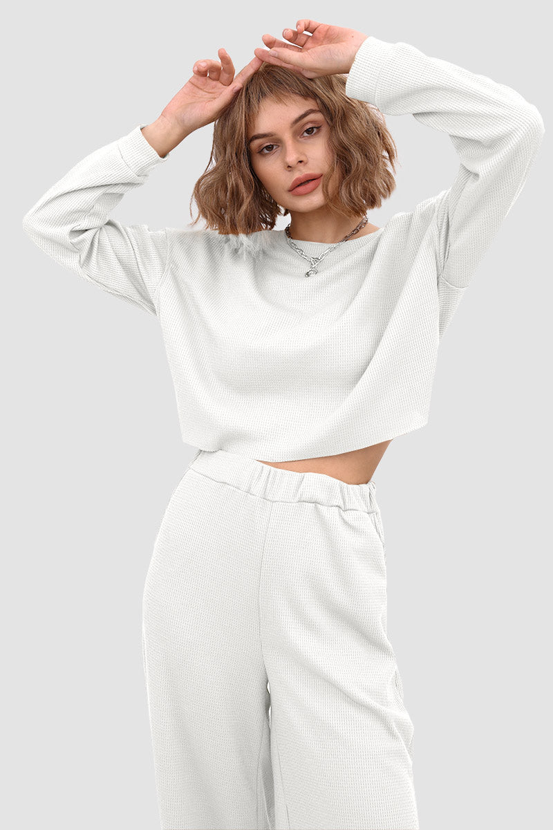 Relaxed Cropped Sweater