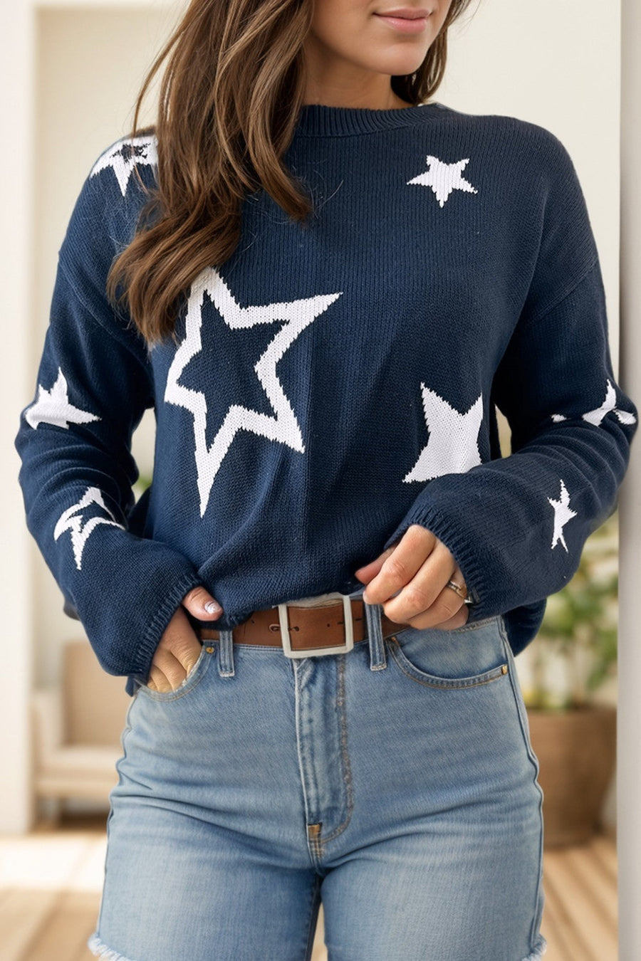 Relaxed Cable Sweater