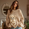 Casual Cropped Sweater