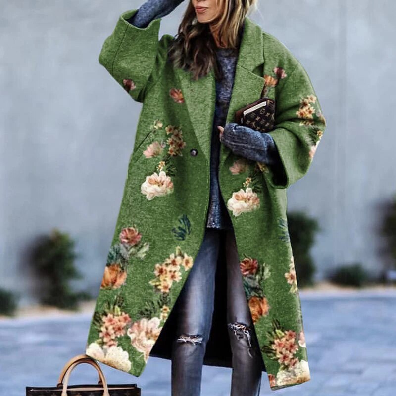 Layered Hooded Coat