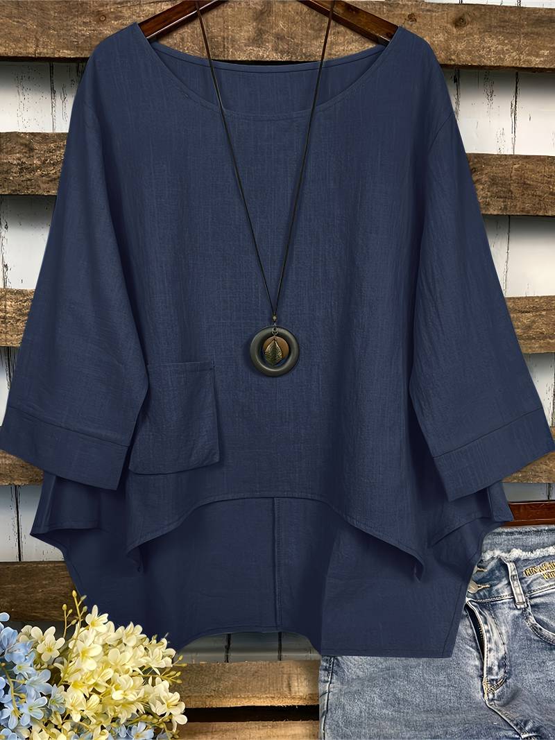 Everyday Puff-Sleeve Blouse