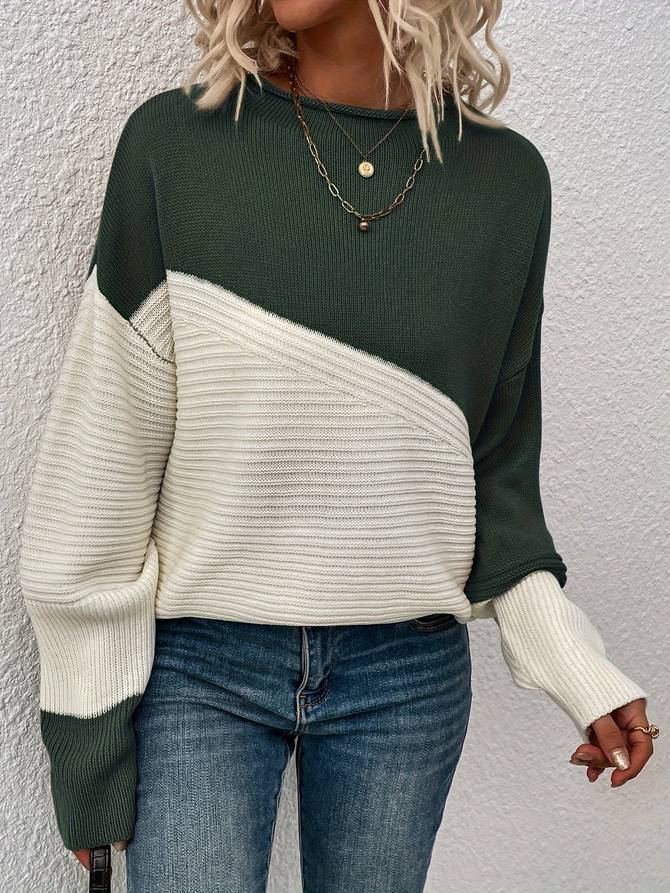 Textured Striped Sweater