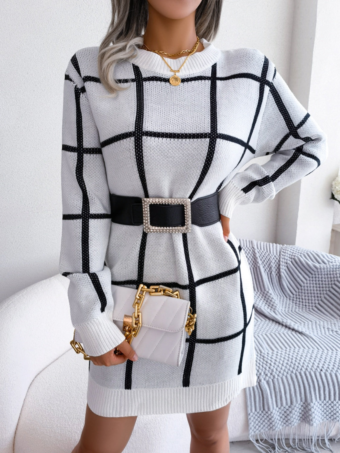 Relaxed Buttoned Sweater