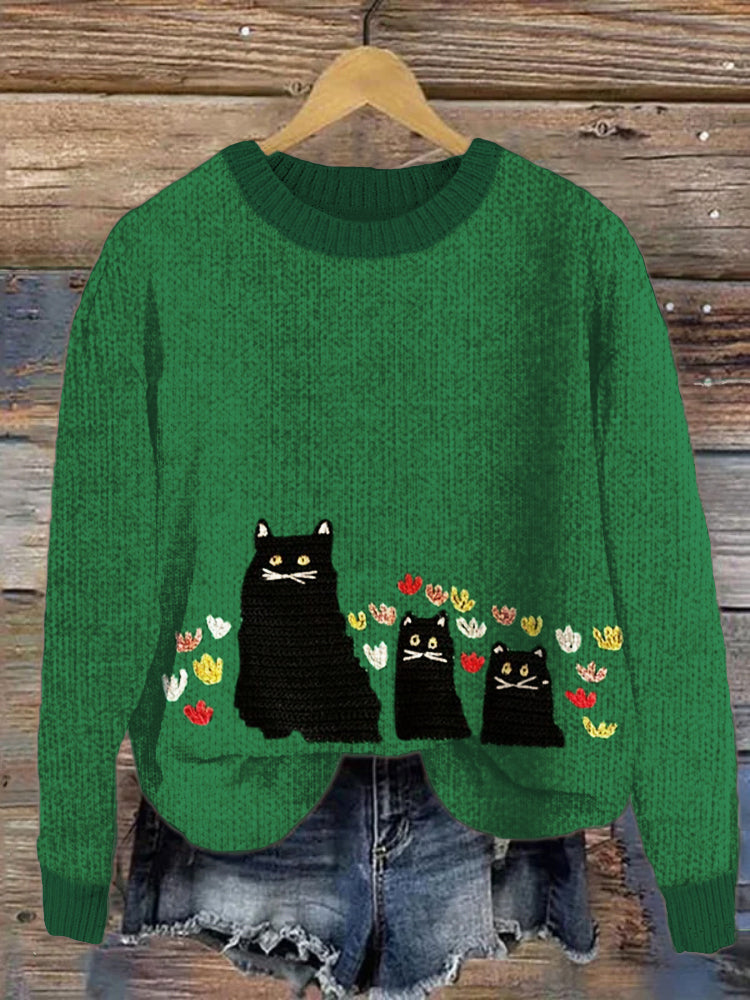 Textured Cable Sweater