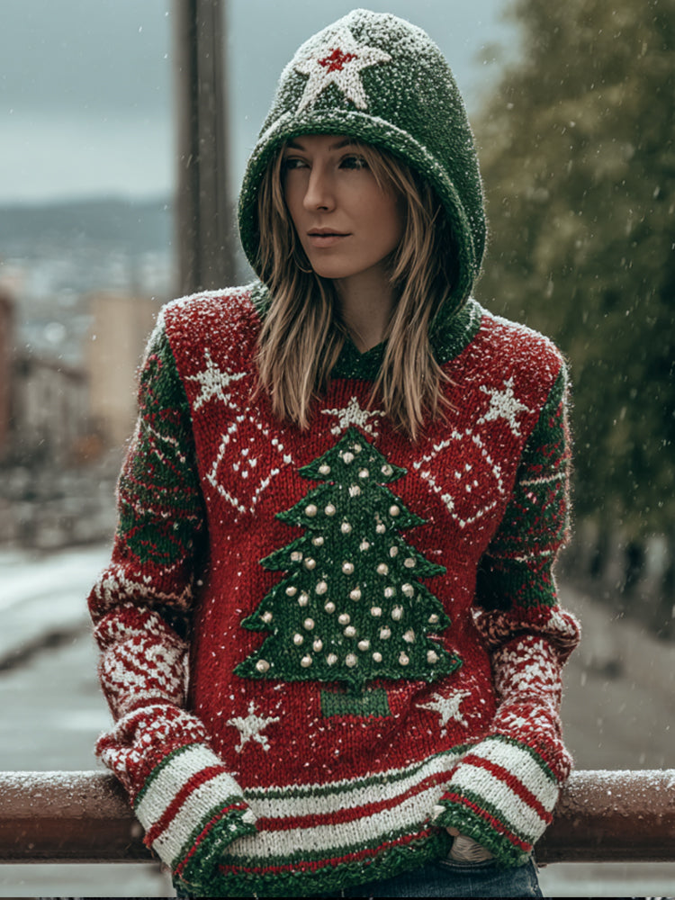 Textured V-Neck Sweater