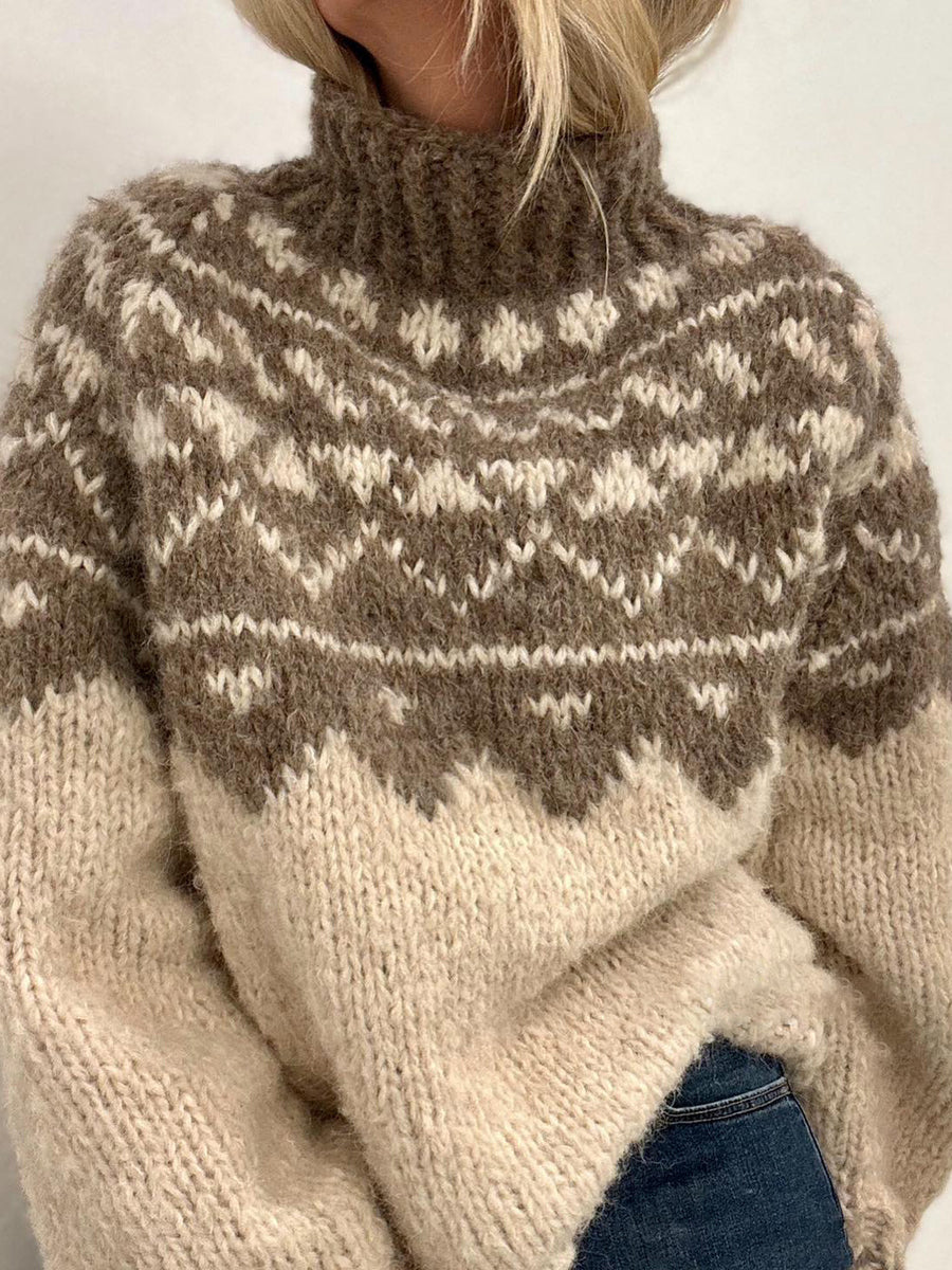 Textured Striped Sweater