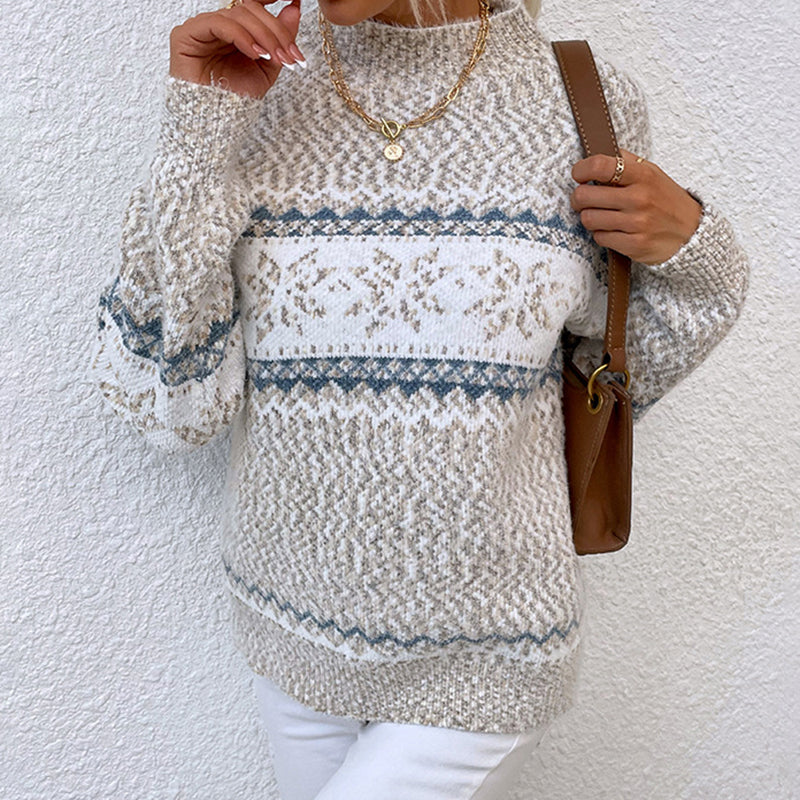 Casual Cropped Sweater