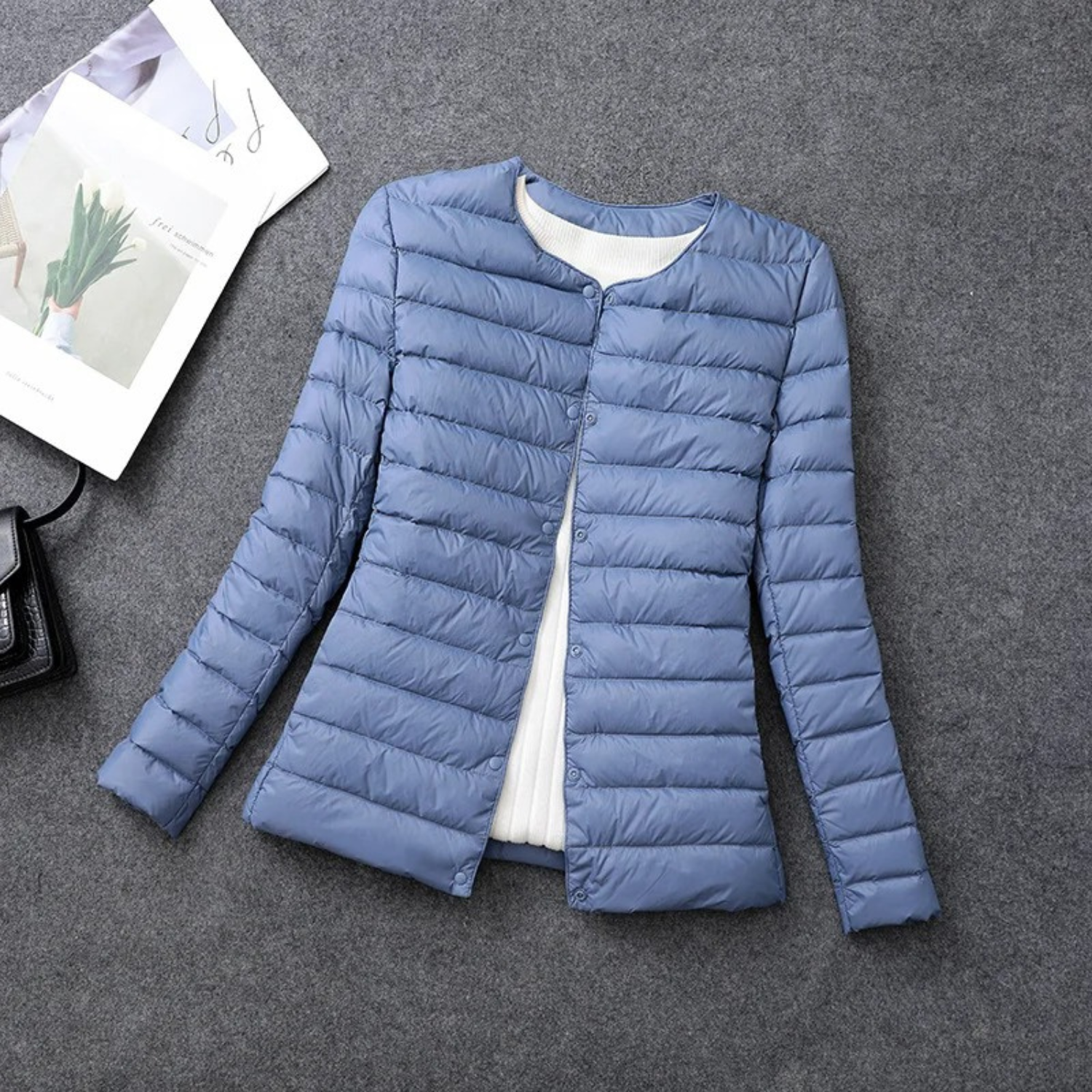 Layered Buttoned Coat