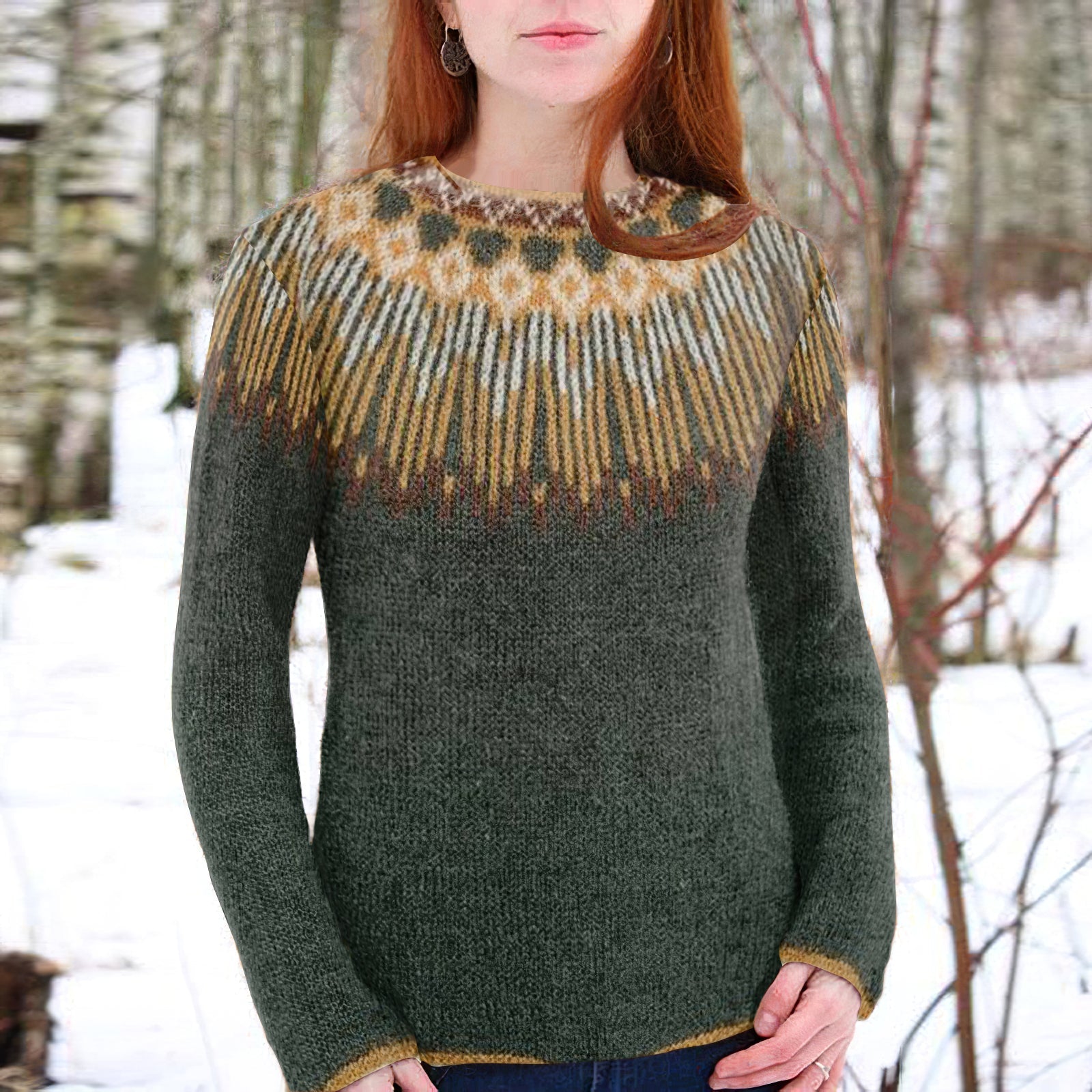 Warm Cable Sweater