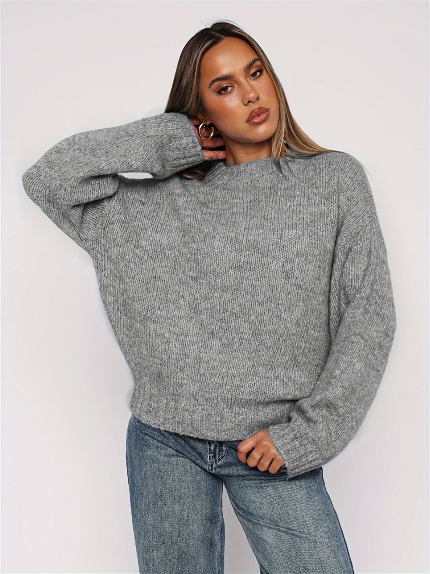 Textured Knit Sweater
