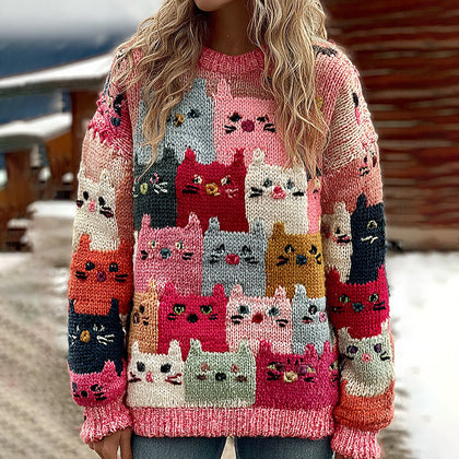 Relaxed Cropped Sweater