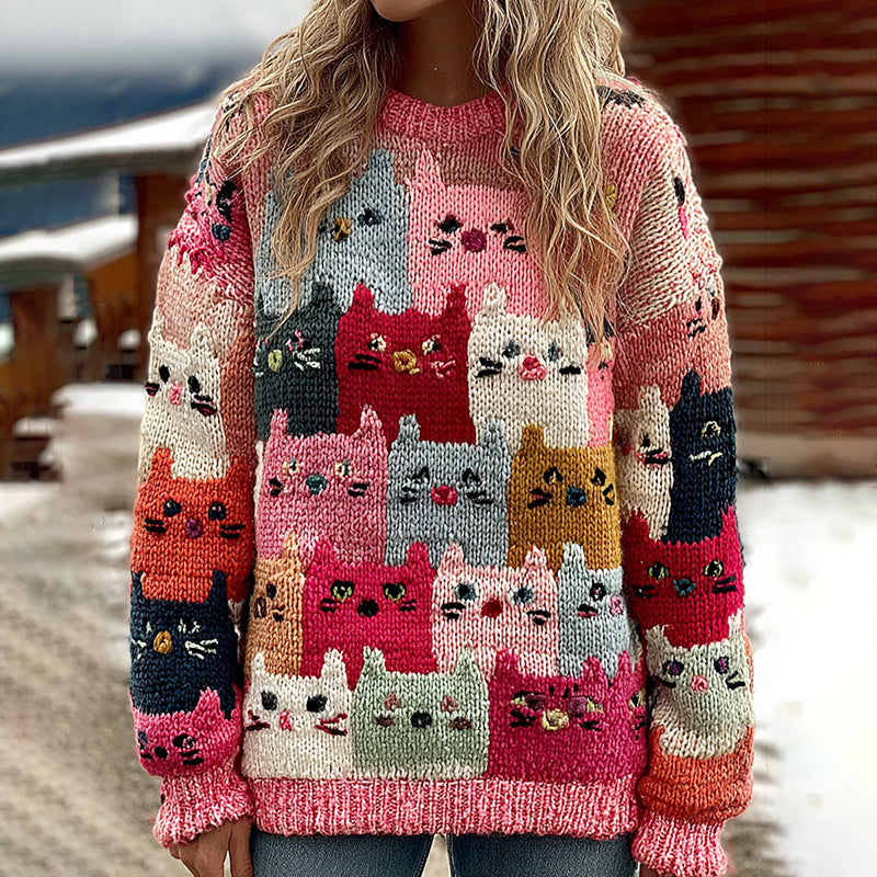Textured Cable Sweater