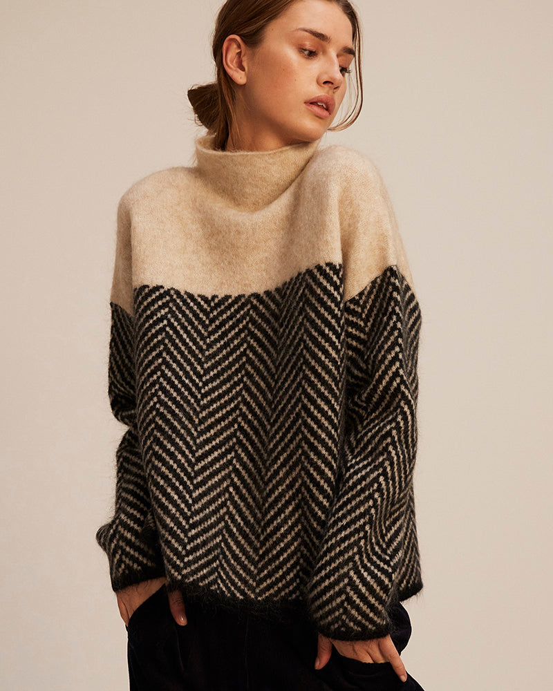 Casual Cropped Sweater